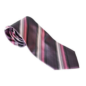 Vintage Van Heusen Stripe Tie Work Business Preppy College Academia Regimental